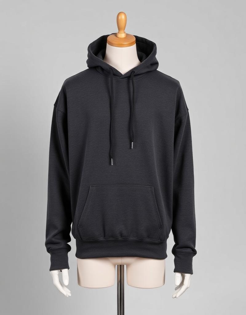 Charcoal heavyweight THRYED hoodie