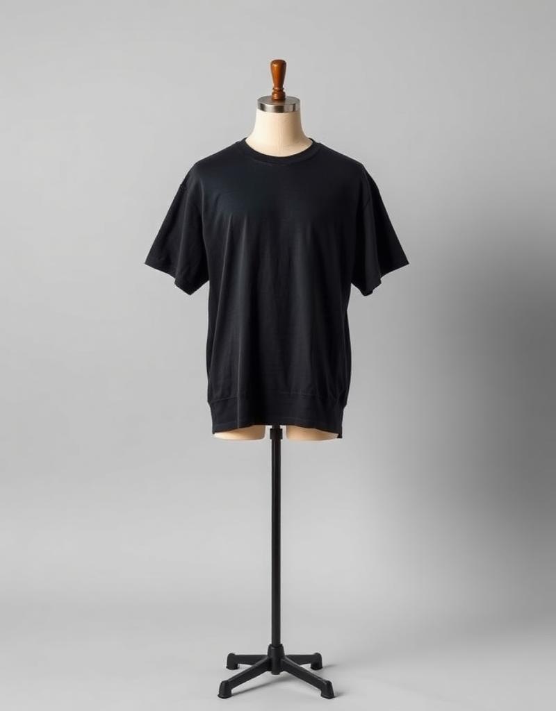 Black heavyweight THRYED tee